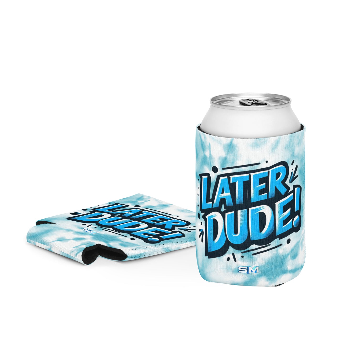 Blue Later Dude Can cooler