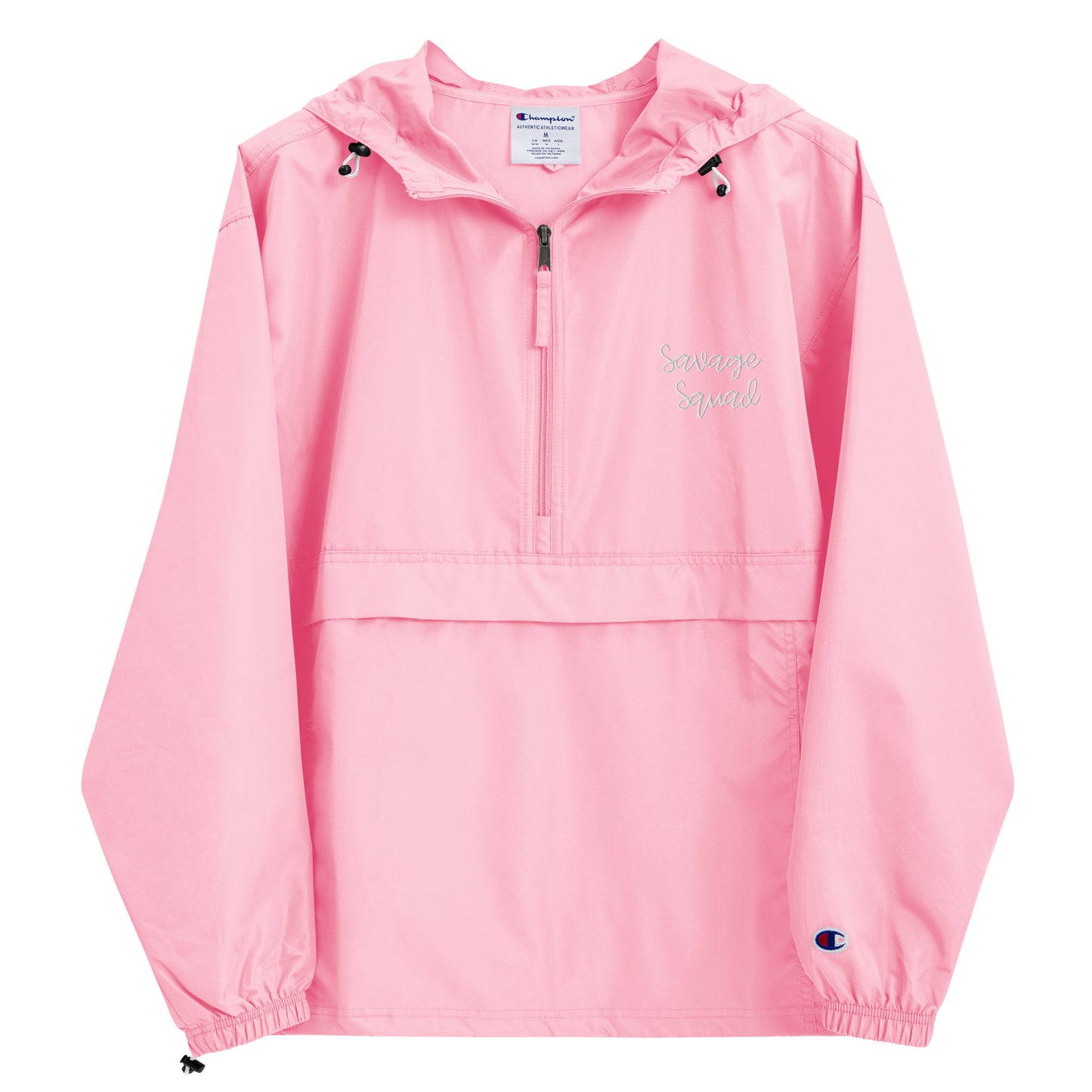 Embroidered Savage Squad Champion Packable Jacket