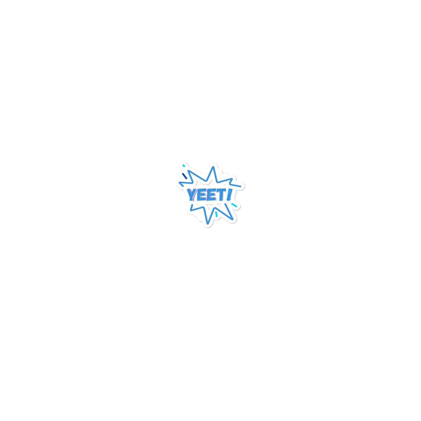 Yeet Bubble-free stickers