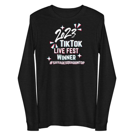 2023 Live Fest Winner Unisex Long Sleeve Tee