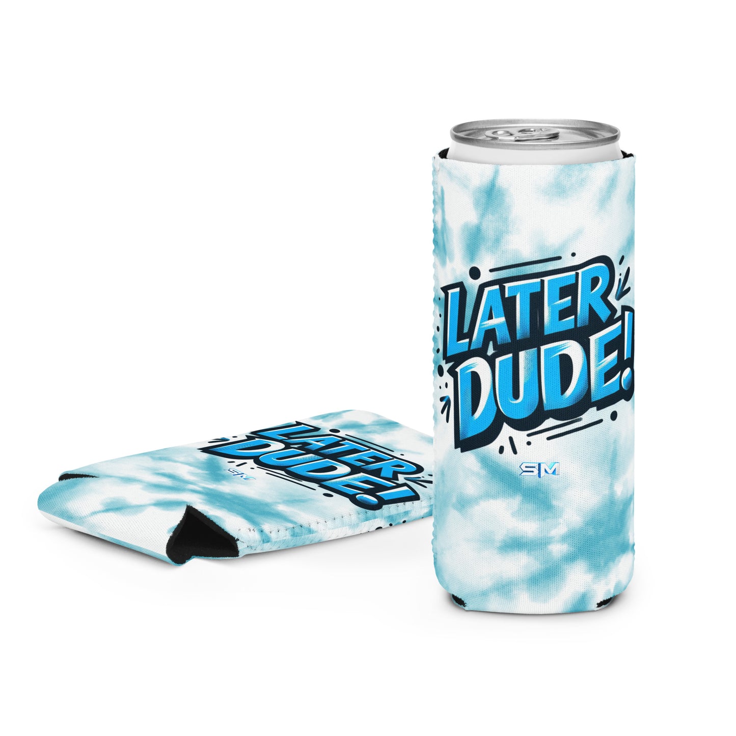 Blue Later Dude Can cooler