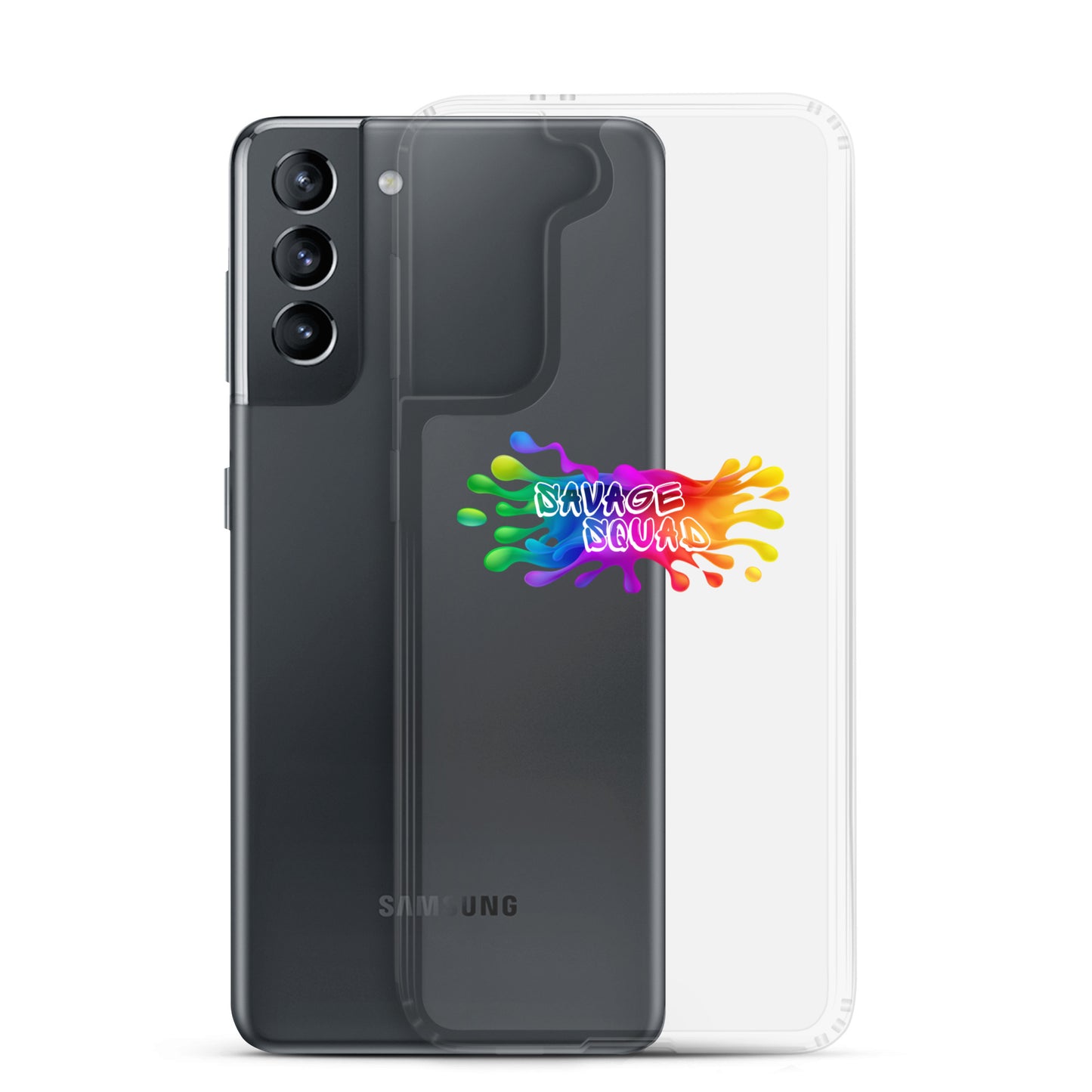 Rainbow Savage Squad Clear Case for Samsung®