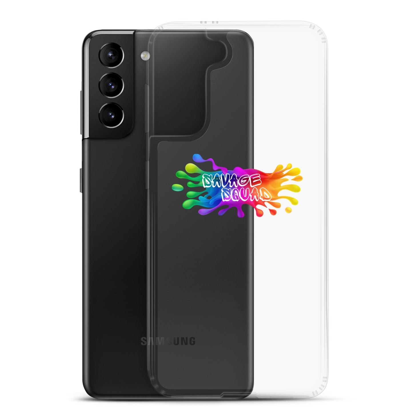 Rainbow Savage Squad Clear Case for Samsung®