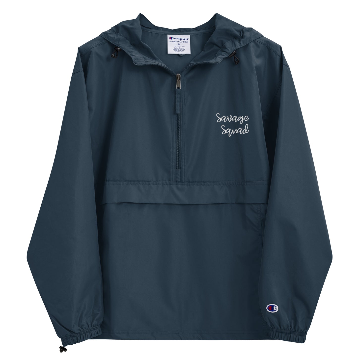 Embroidered Savage Squad Champion Packable Jacket