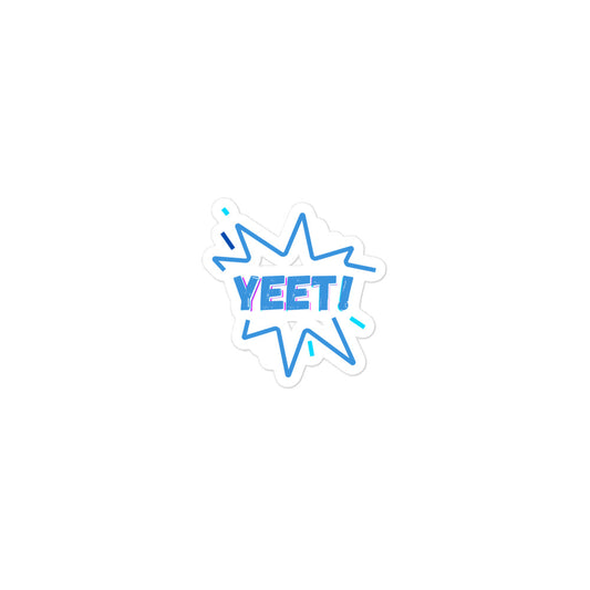 Yeet Bubble-free stickers
